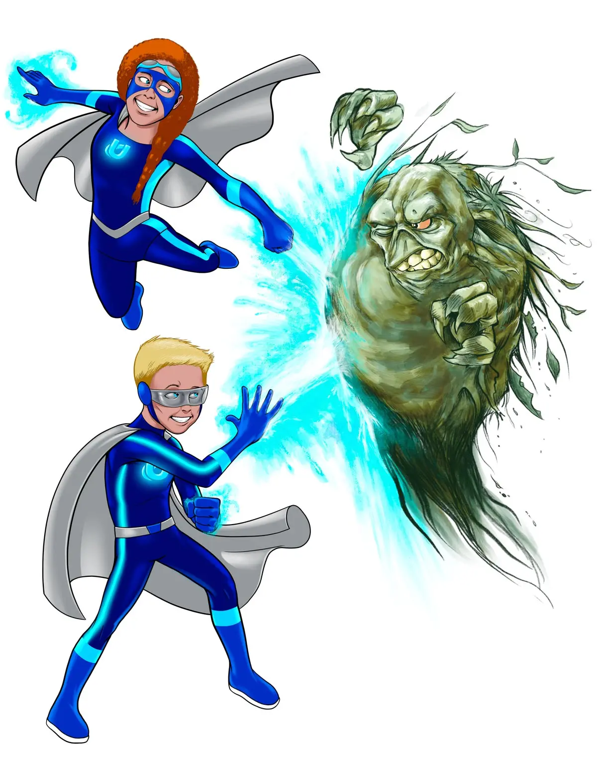 Illustration_Knowledge-Grime-2-2 The Ultra Pool Care Squad fighting grime buildup in the pool